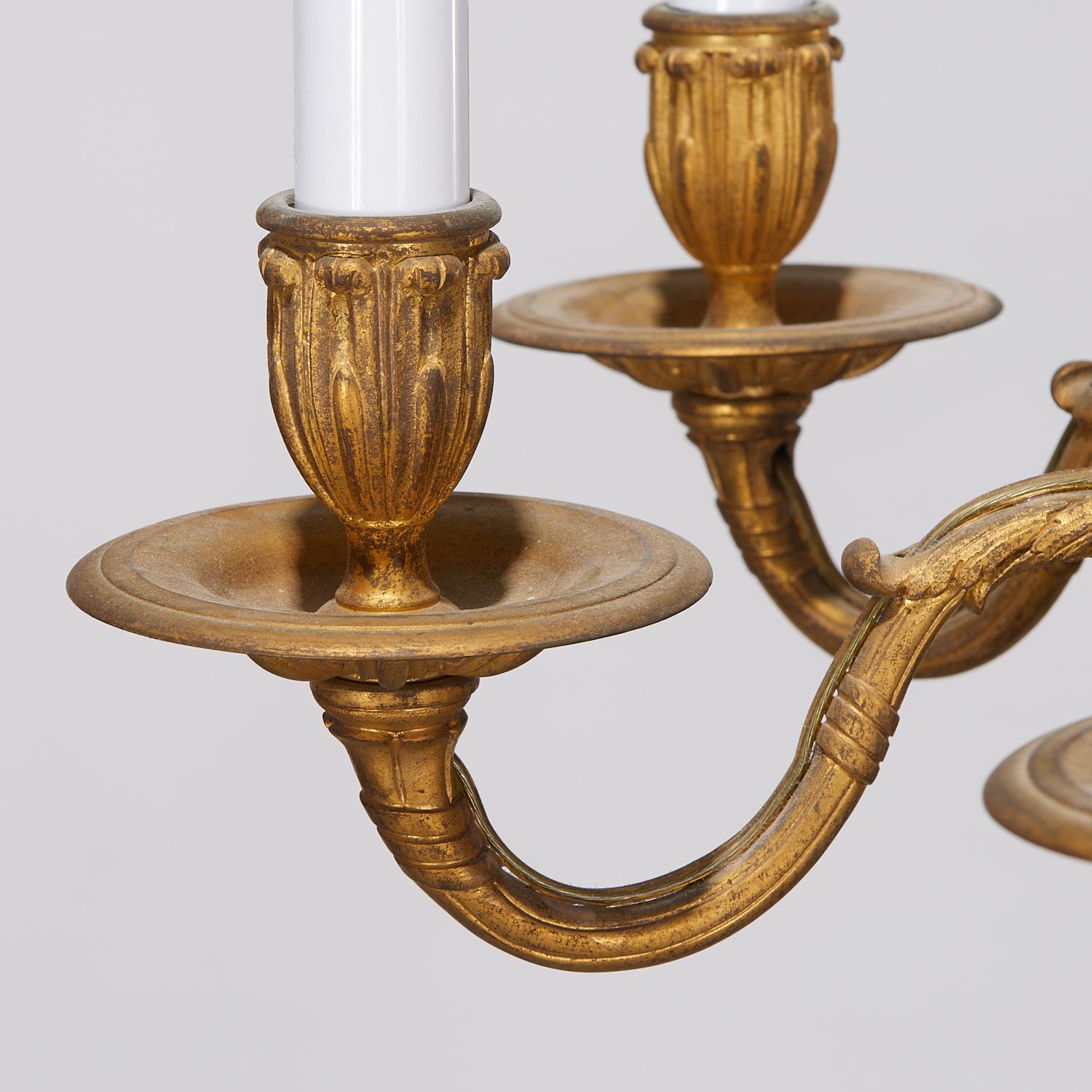 Early 18th C. Régence Ormolu Chandelier, Keck Collection, Sotheby's 5 Dec 1991 In Good Condition For Sale In Morristown, NJ