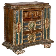Early 18th C. Spanish Gilded & Painted Chest Of Drawers/Commode Early 18th C. Spanish Gilded & Painted Chest Of Drawers/Commode