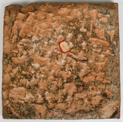 Early 18th Century Spanish Tile of Style George Slaying the Dragon, circa 1700