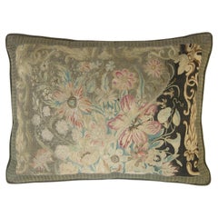 Early 18th Century Antique French Aubusson Tapestry Pillow