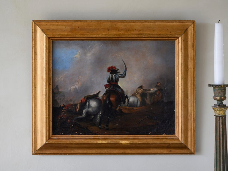 Dutch Early 18th Century Battle Painting For Sale