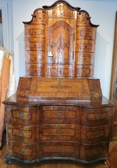 Early 18th Century Bavarian Bureau Cabinet
