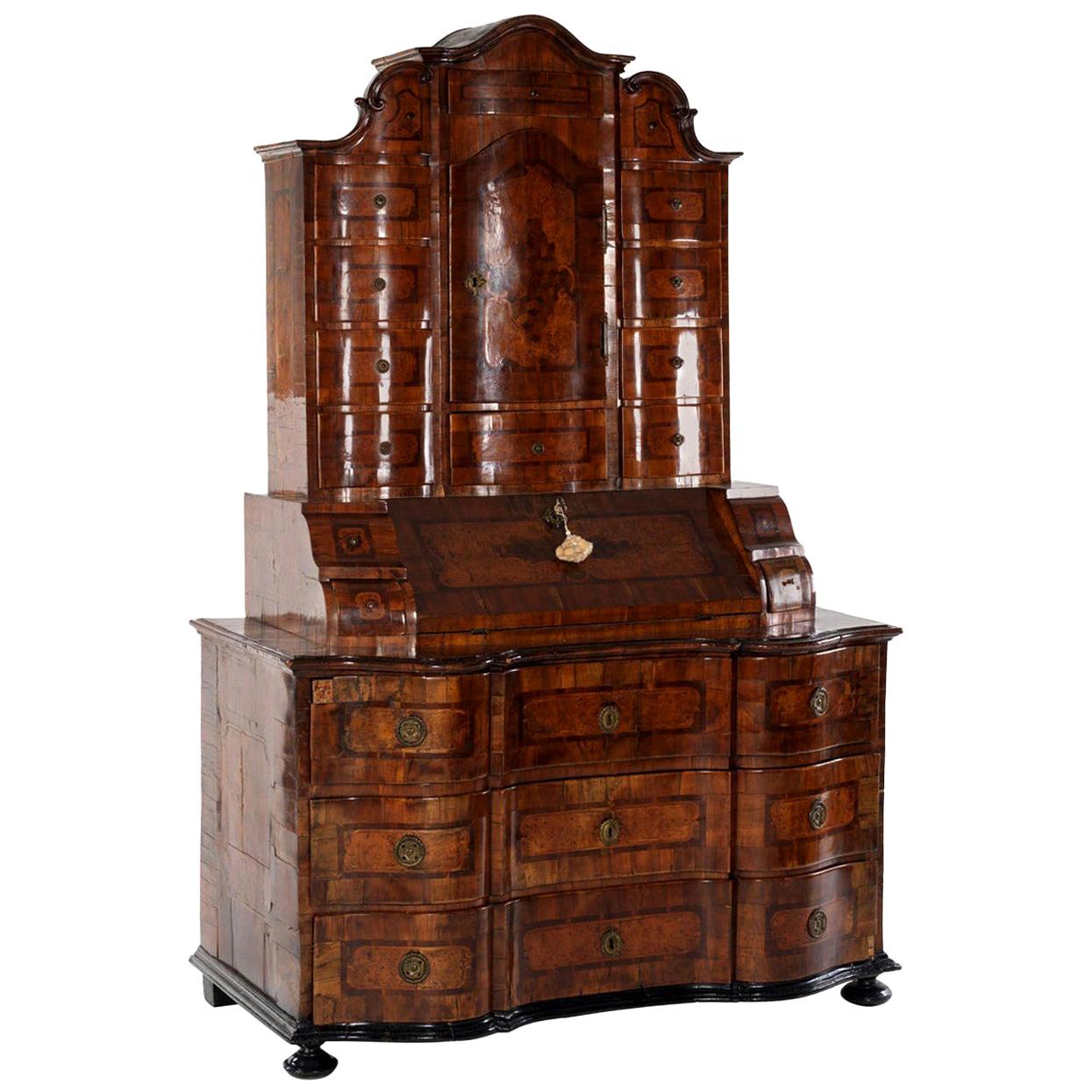 Early 18th Century Bavarian Bureau Cabinet