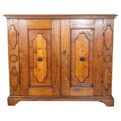 Antique Early 18th Century Bolognese Walnut Sideboard