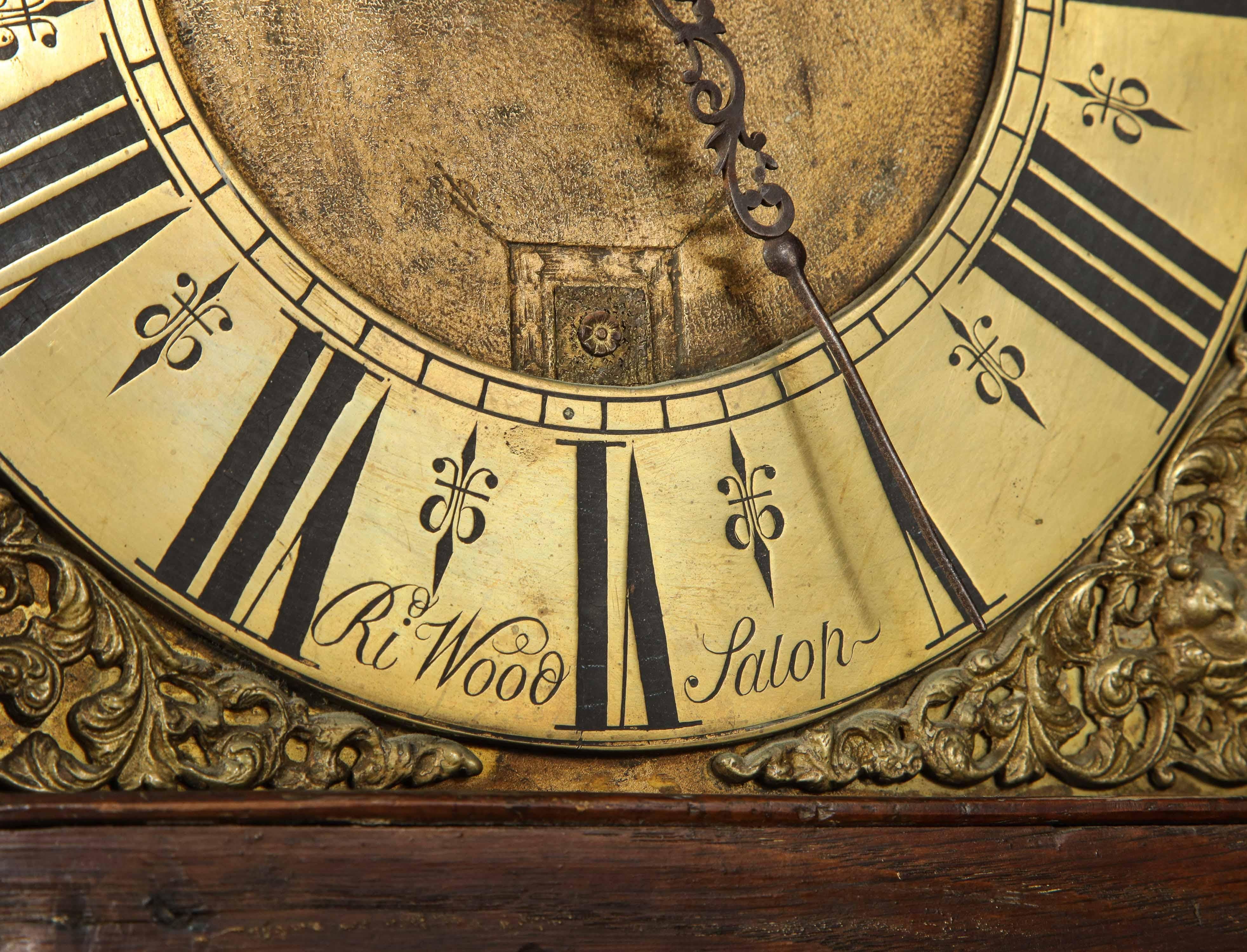 Early 18th Century Brass Dial Clock 6