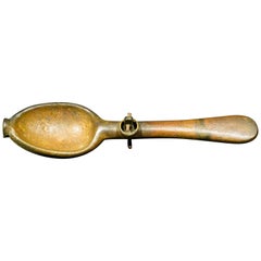 An Early 18th Century Dog Nose Spoon Mould, British / American Circa 1710