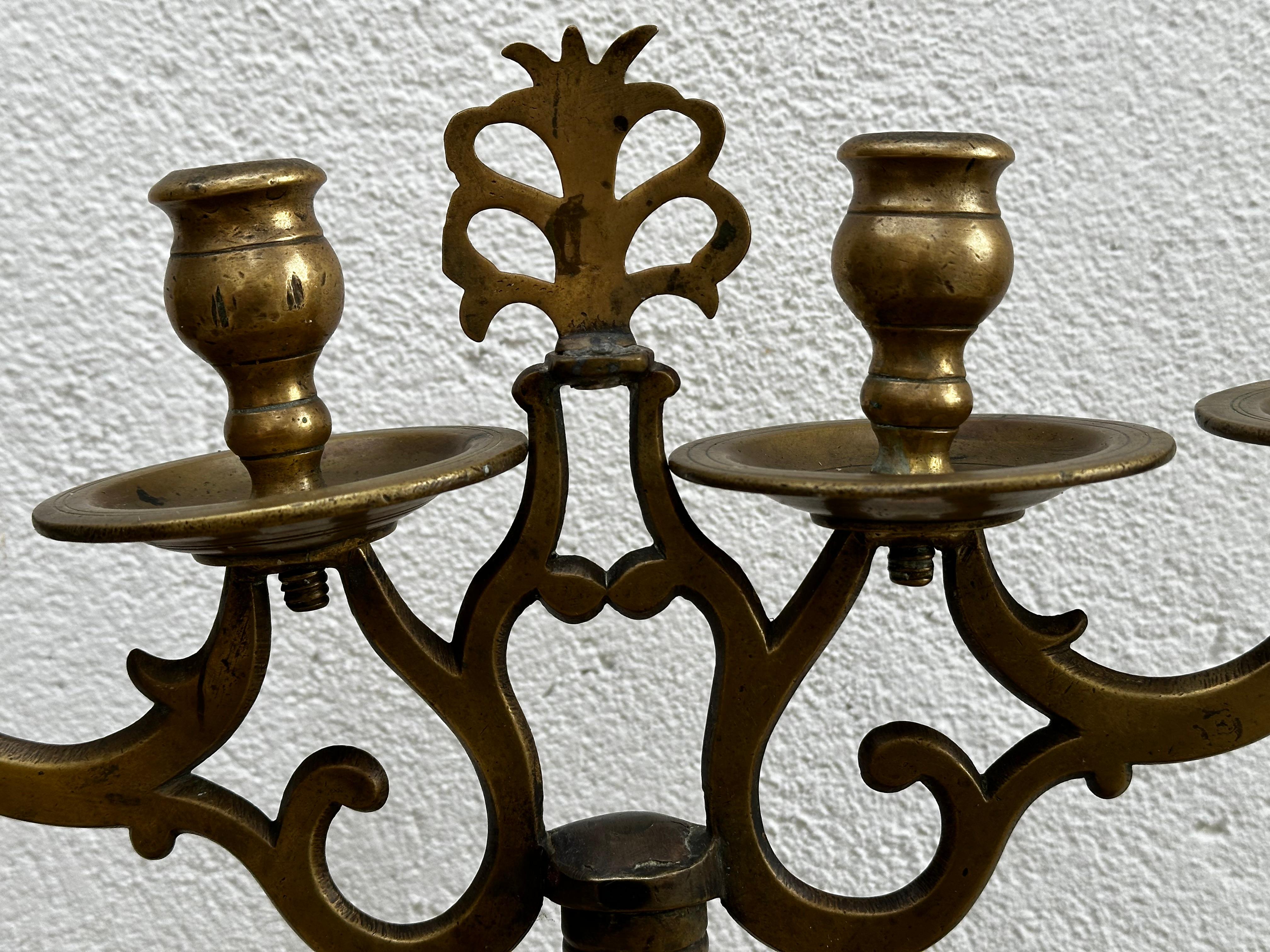 Baroque Early 18th Century candelabra For Sale