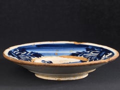 Early 18th Century Catalan Faixes Plate with Hare - 7.8 in