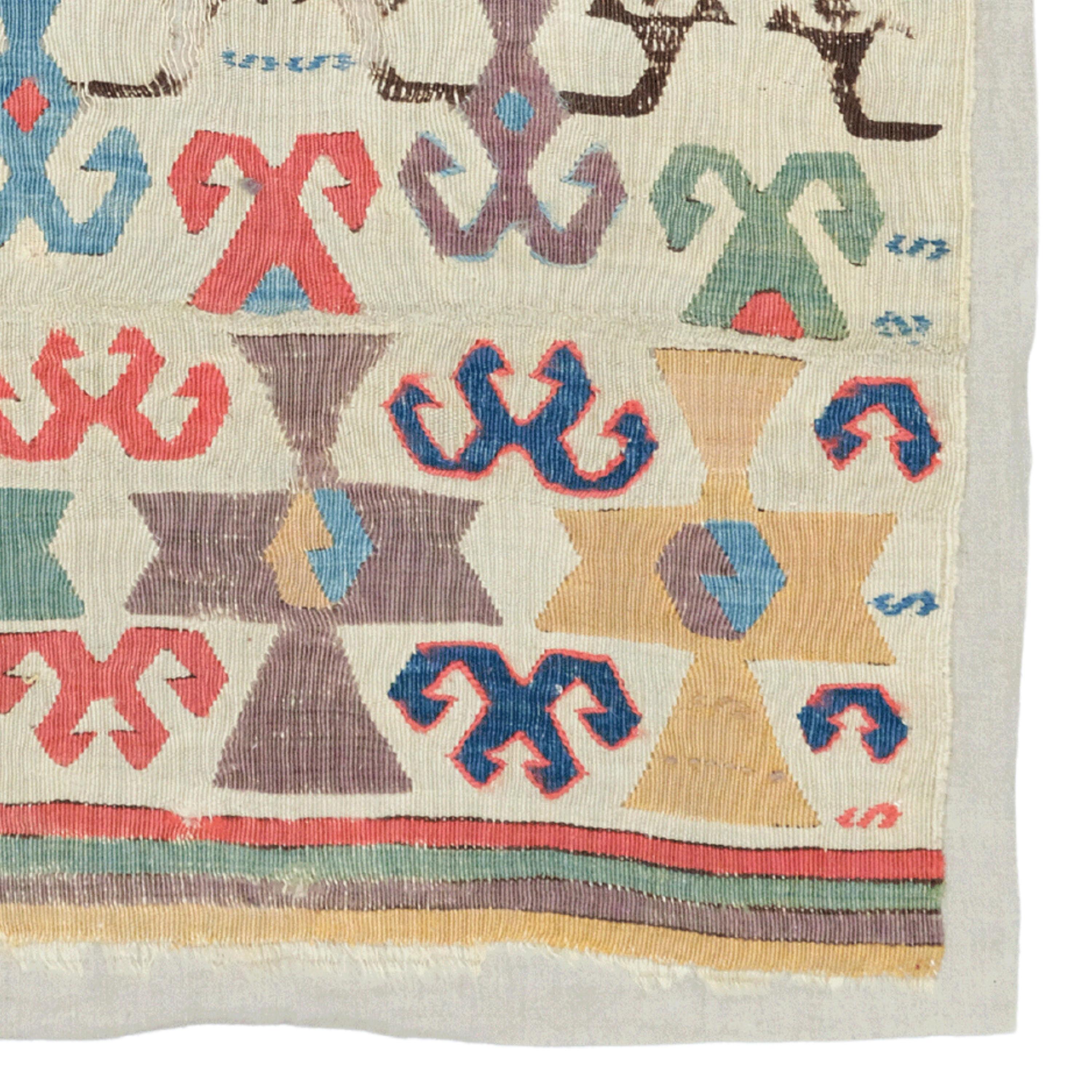 Early 18th Century Central Anatolia Kilim - Antique Turkish Rug, Antique Rug 2