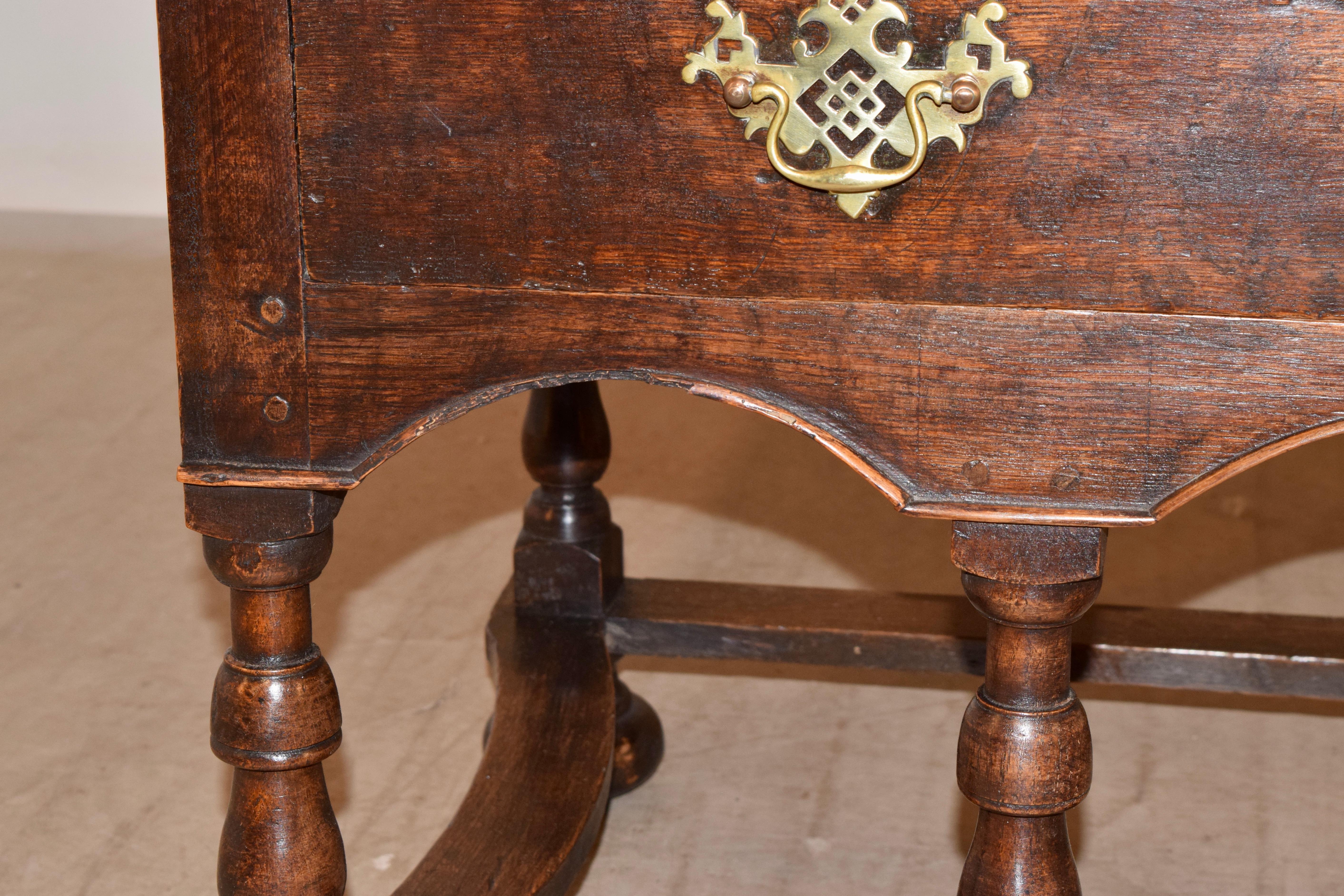 William and Mary Early 18th Century Chest on Stand For Sale