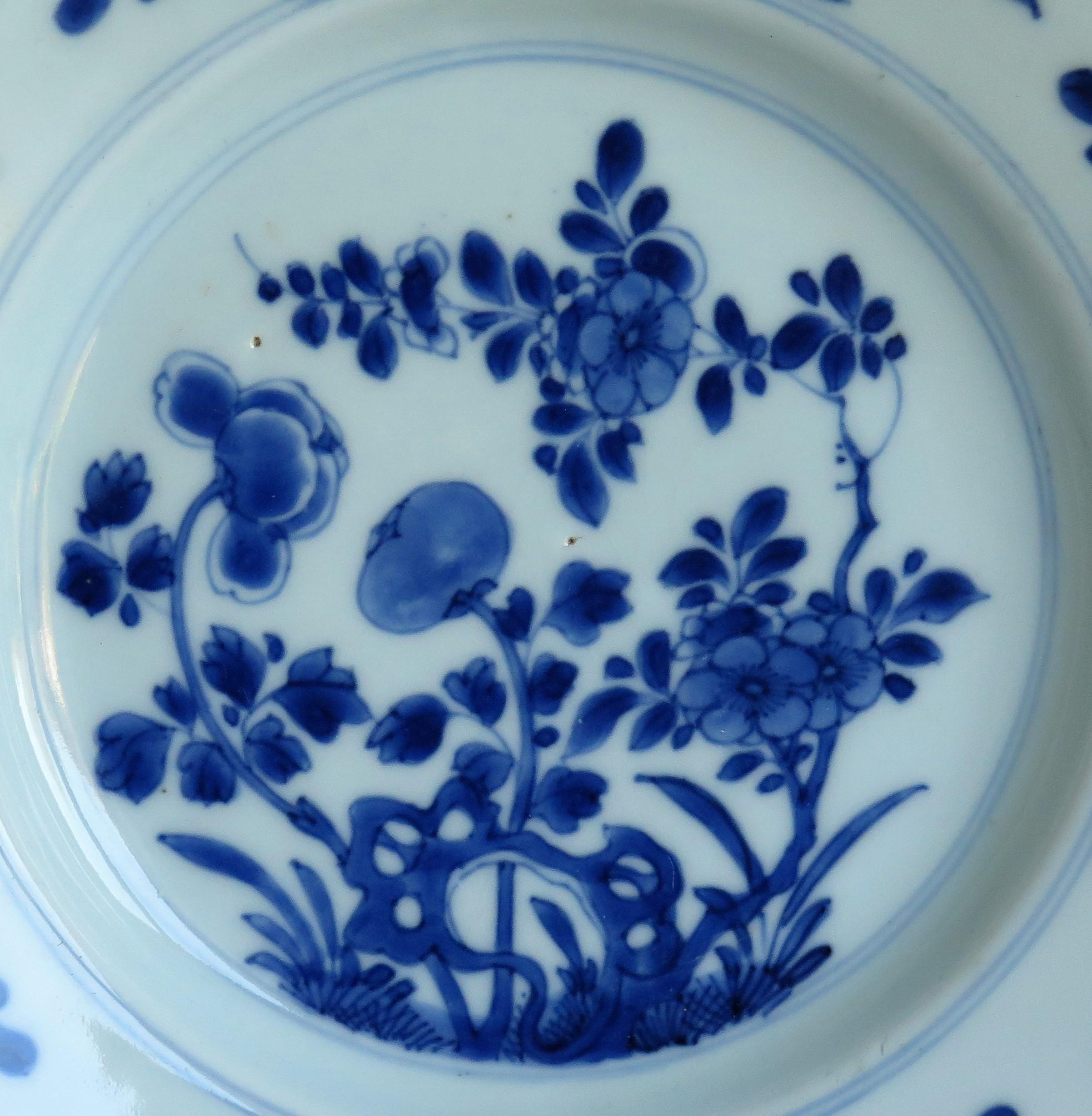Early 18th Century Chinese Porcelain Blue and White Plate or Dish, Qing Ca 1730 9