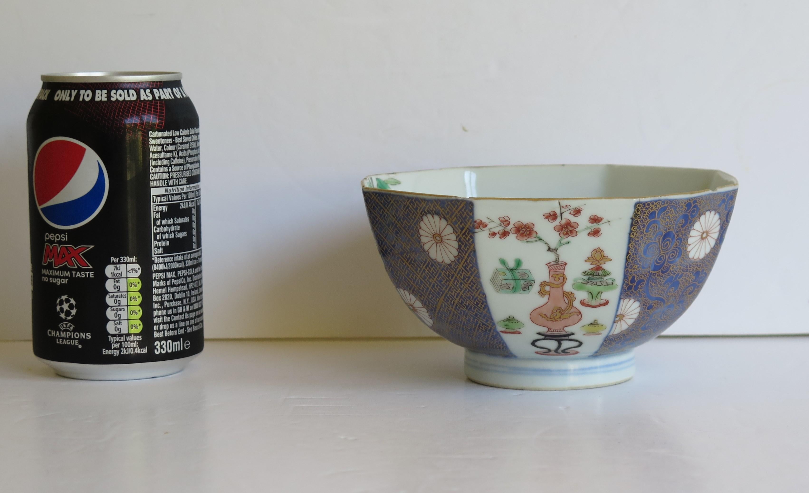 18thC Chinese Export Bowl porcelain, Qing Yongzheng or Kangxi Circa 1720 13