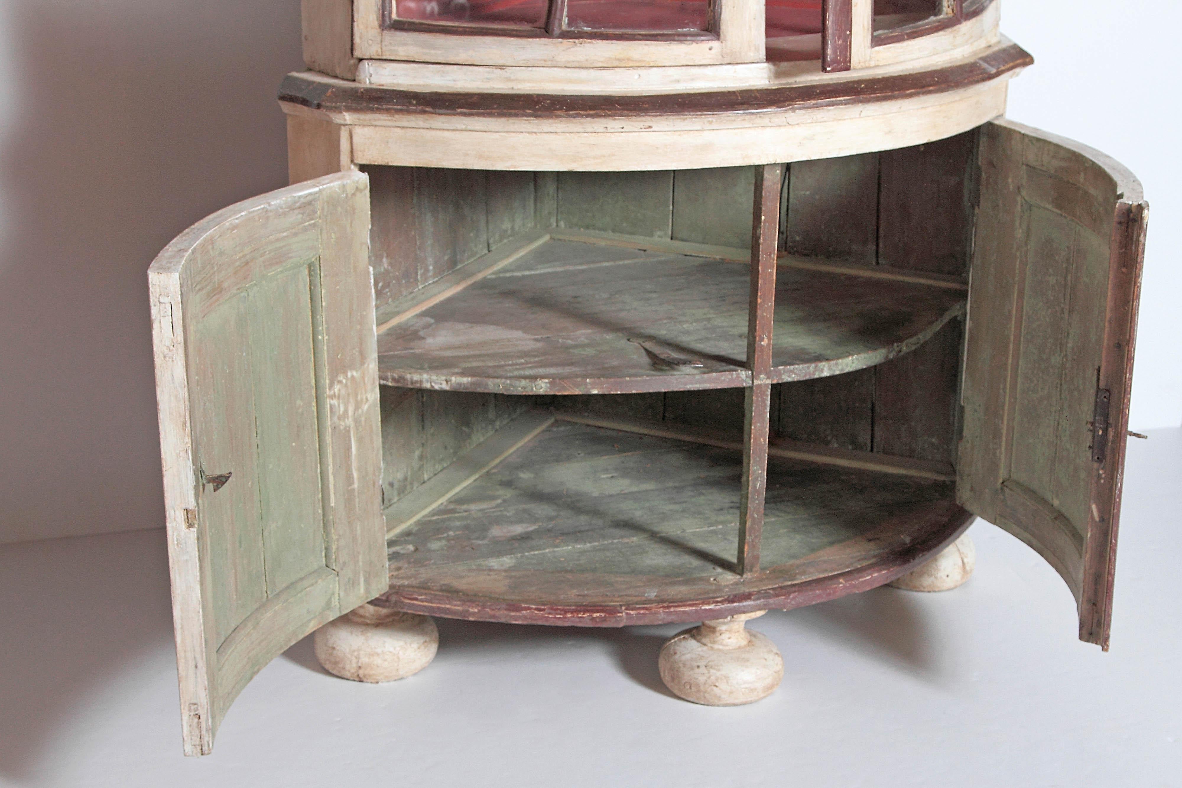 Wood Early 18th Century Continental Corner Cabinet