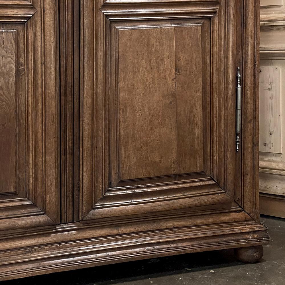 Early 18th Century Country French Louis XIII Armoire For Sale 9