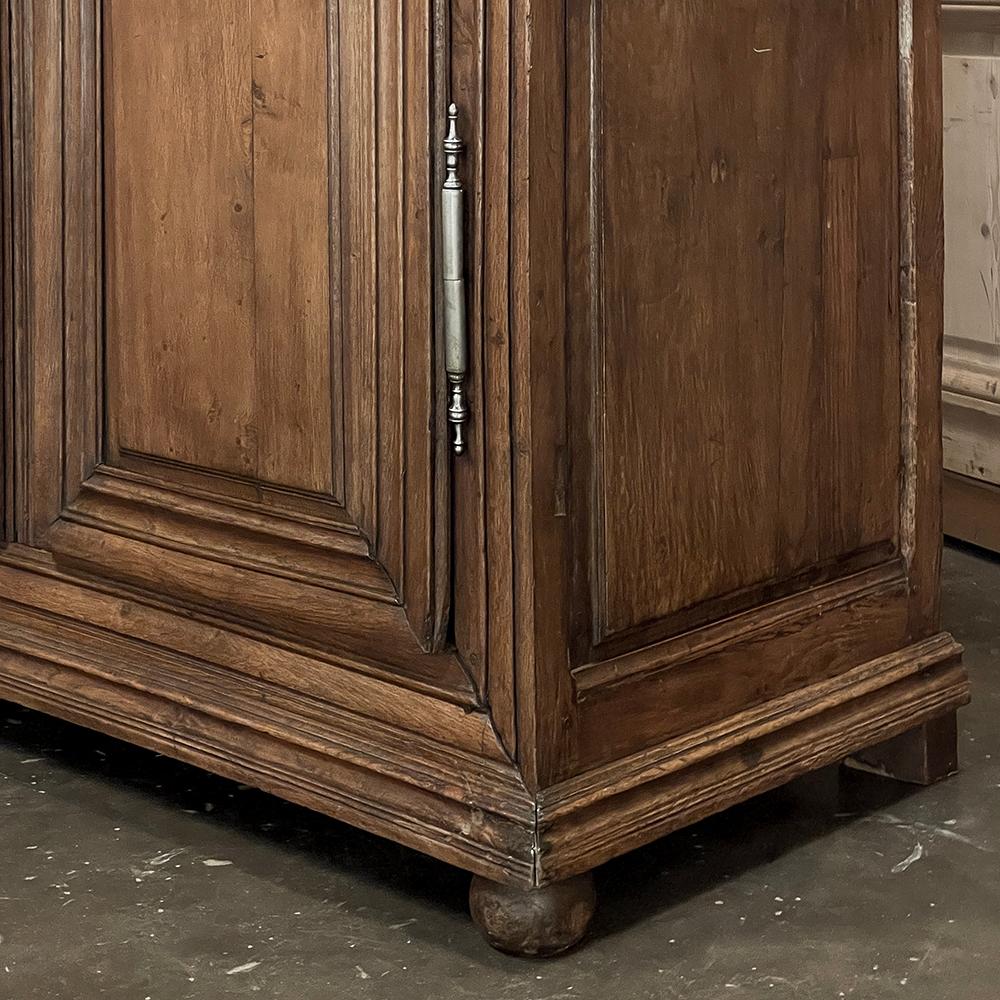 Early 18th Century Country French Louis XIII Armoire For Sale 12