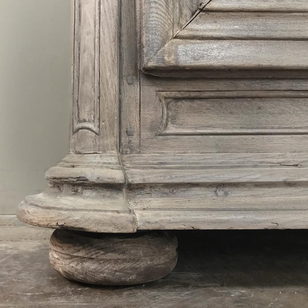 Early 18th Century Country Stripped French Armoire 1