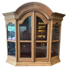  Early 18th Century Dutch “Arched “ and Glazed Wall Cabinet. 
