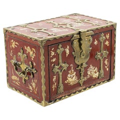 Caja barroca holandesa de principios del siglo XVIII