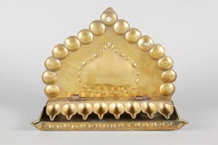 Early 18th Century Dutch Brass Hanukkah Lamp Menorah