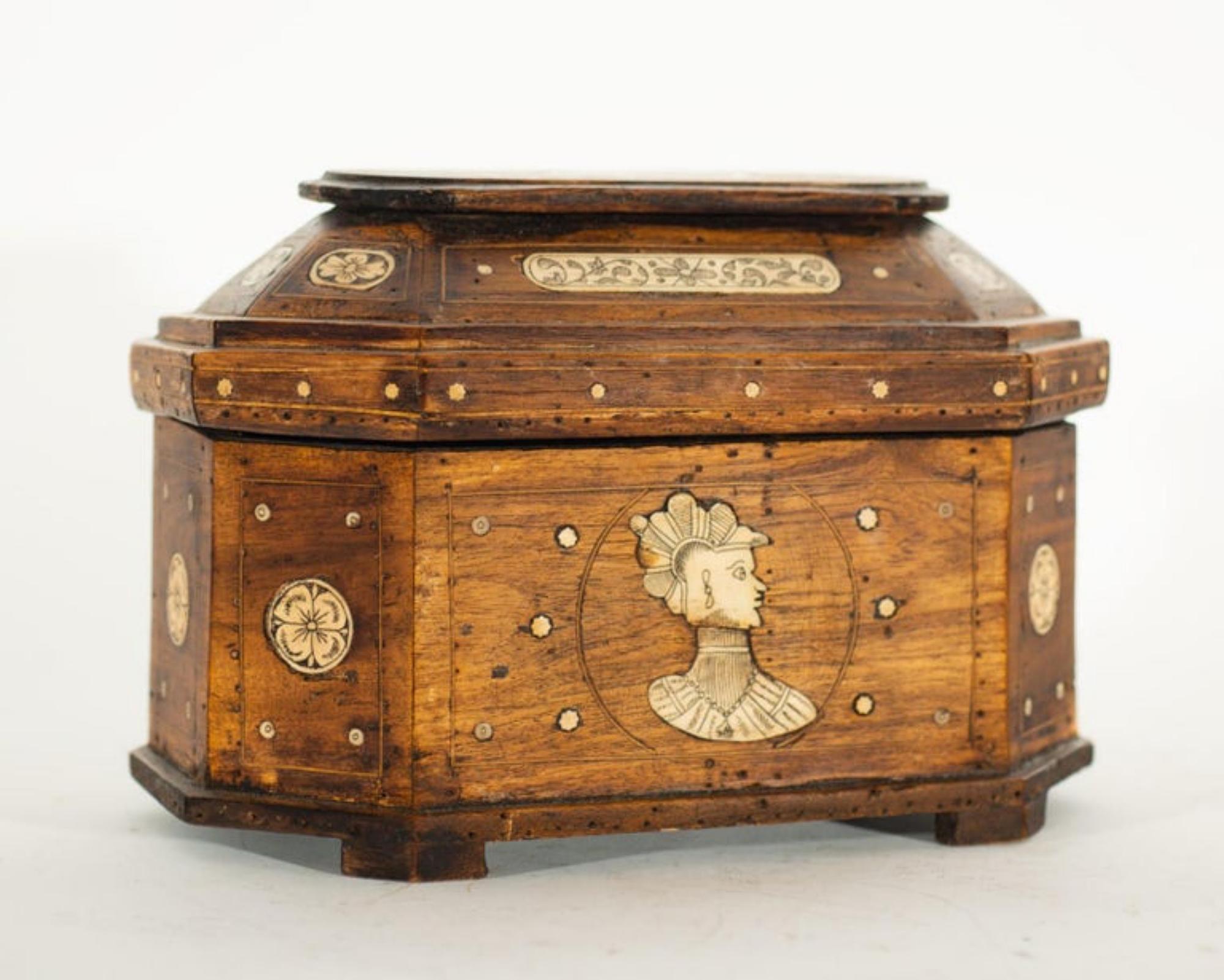 Wood Early 18th Century Dutch Chest 'Box ' For Sale