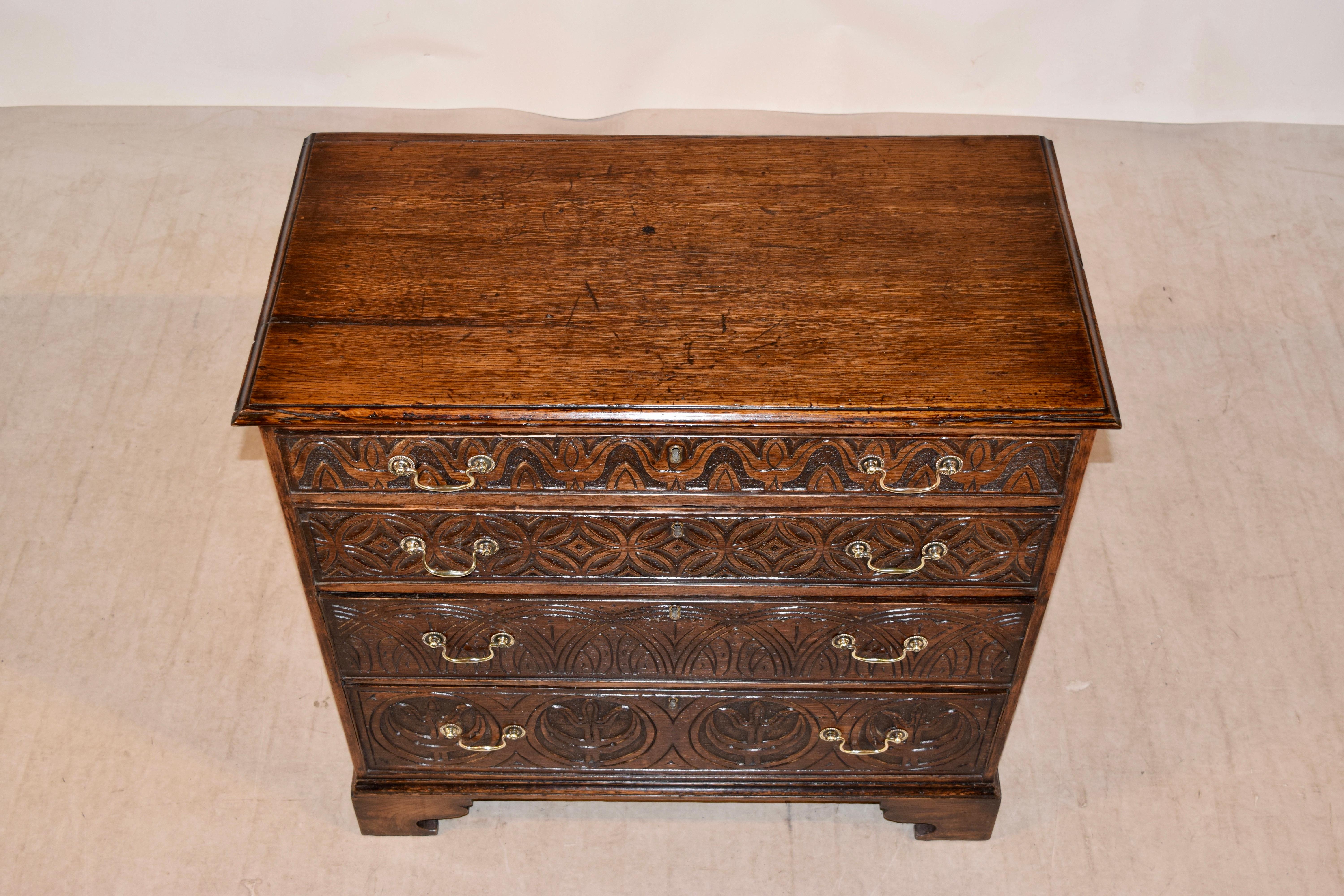 Oak Early 18th Century English Chest