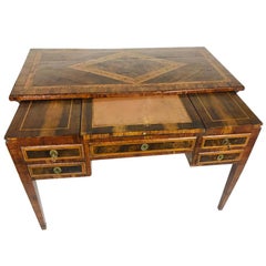 Early 18th Century English Inlay Desk with Sliding Top