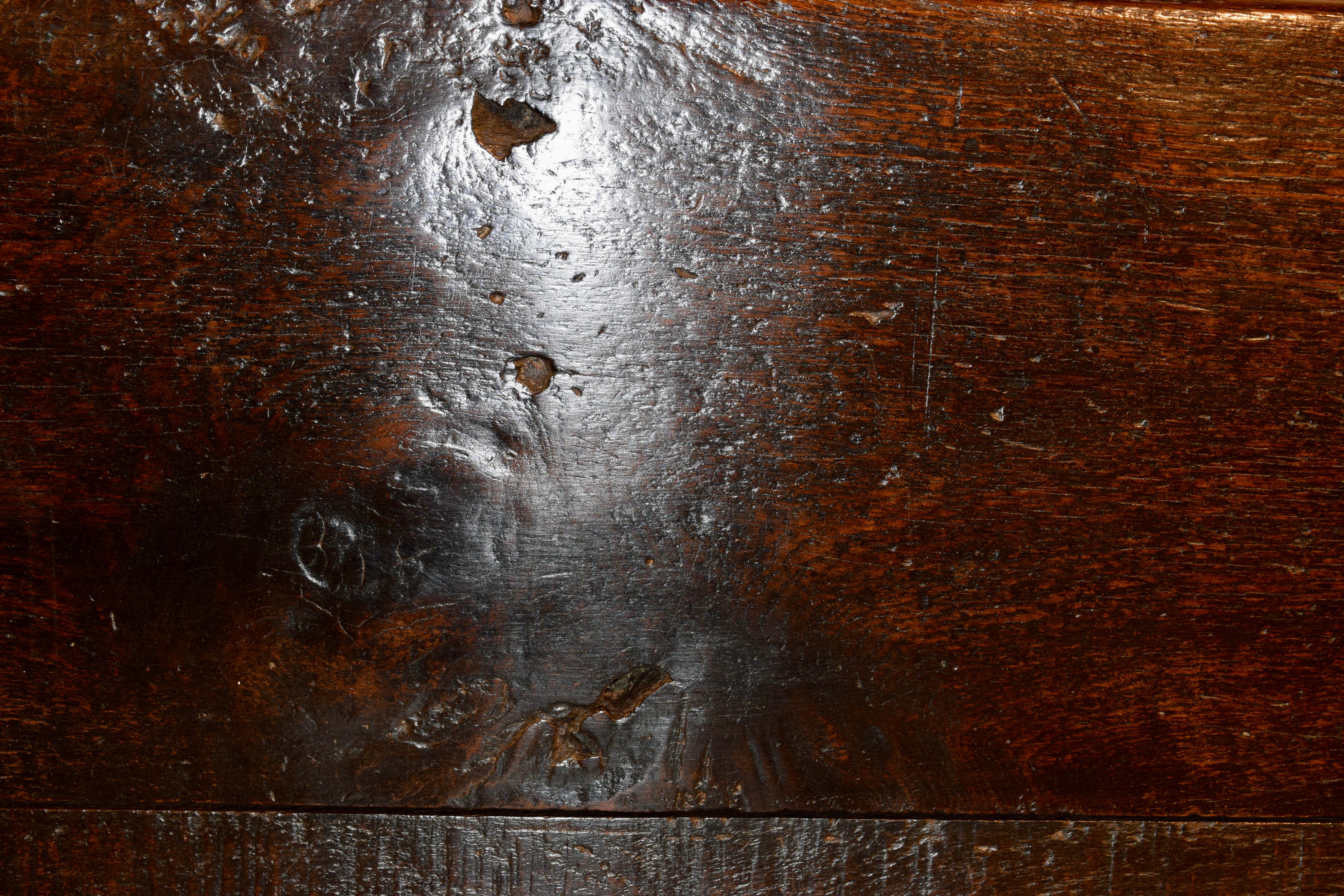 Early 18th Century English Oak Bench 6