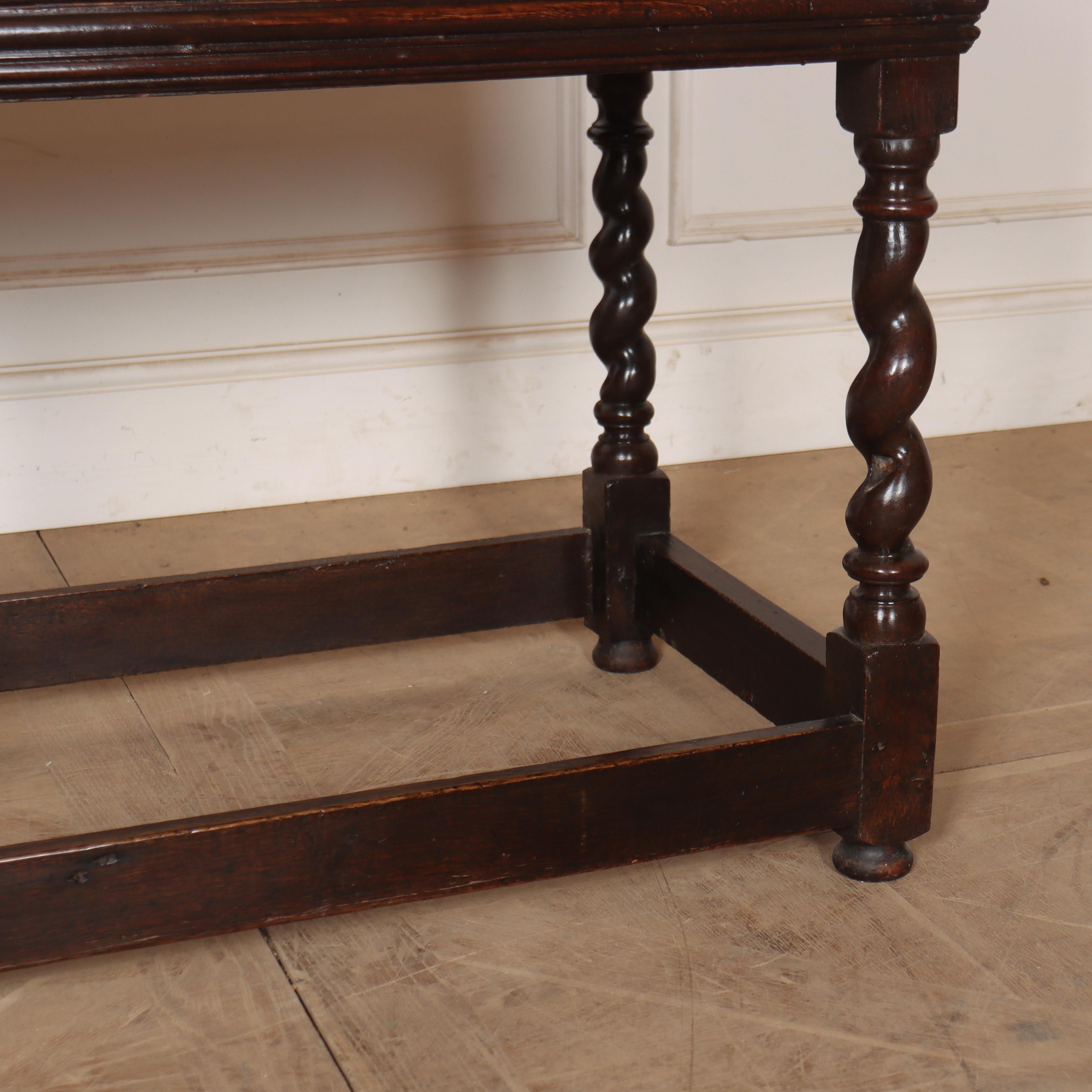 18th Century and Earlier Early 18th Century English Oak Dresser Base For Sale