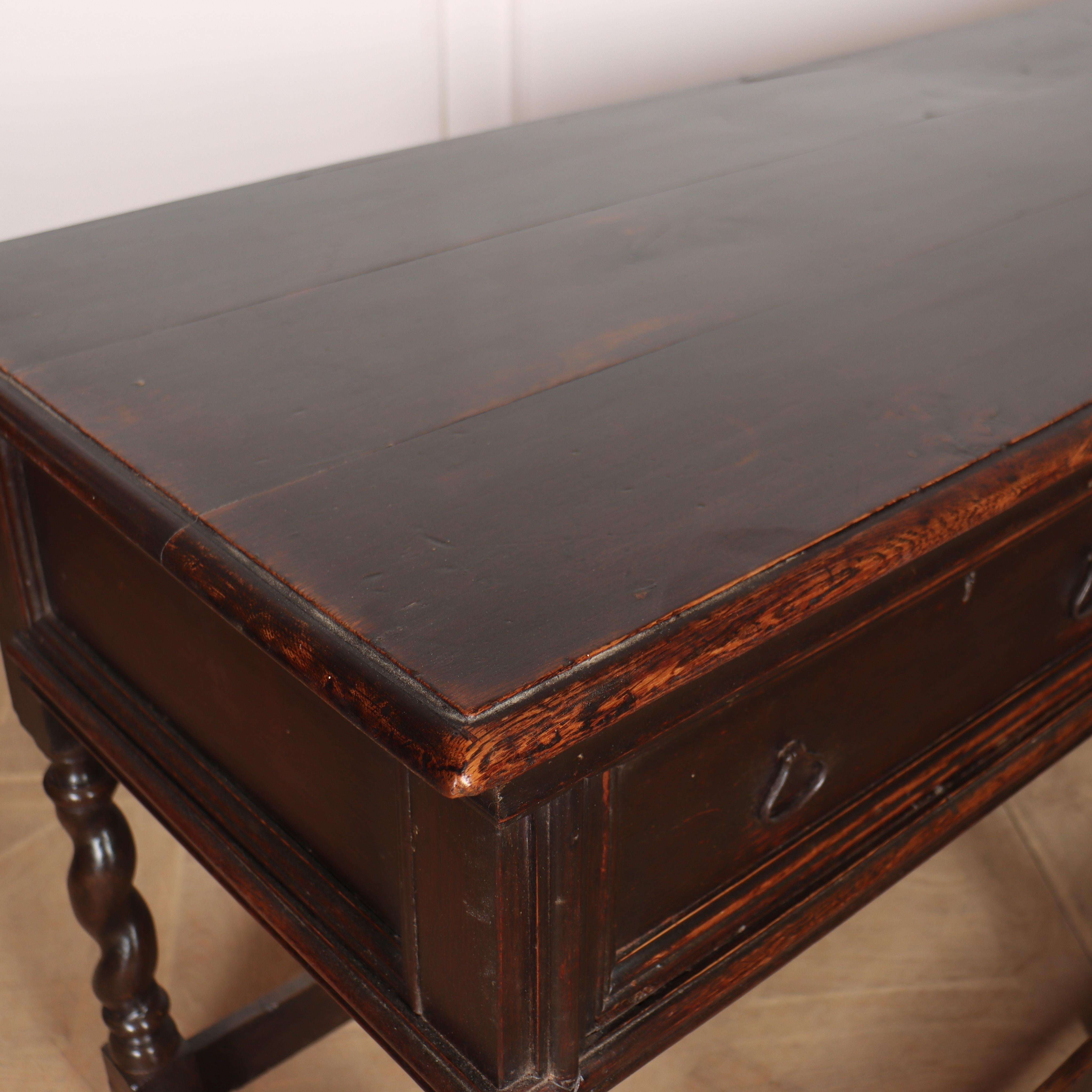 Early 18th Century English Oak Dresser Base For Sale 3