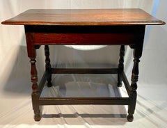 Early 18th Century English Oak Table, circa 1720