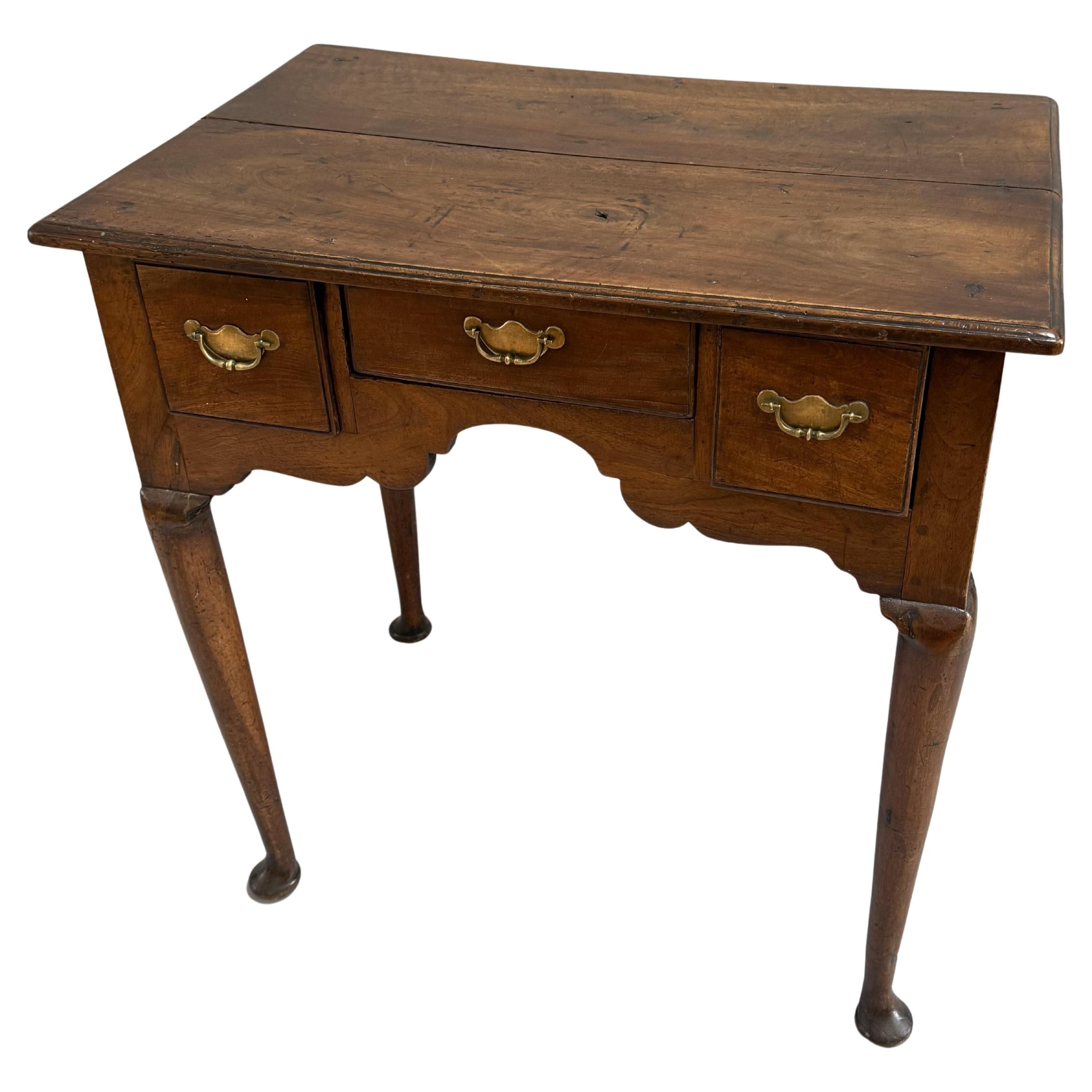 Early 18th Century English Walnut "Lowboy"