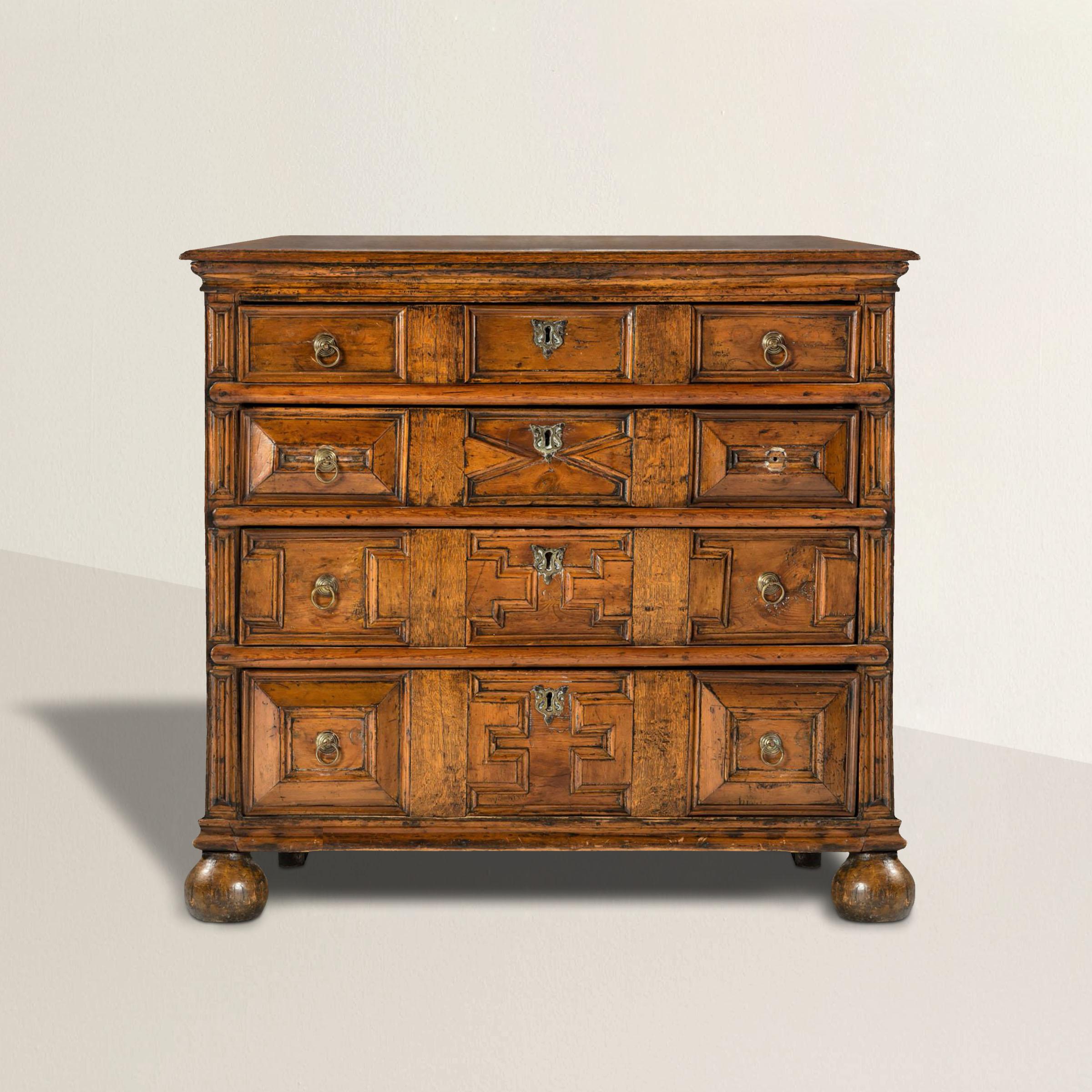 Early 18th Century English William and Mary Chest of Drawers at 1stDibs