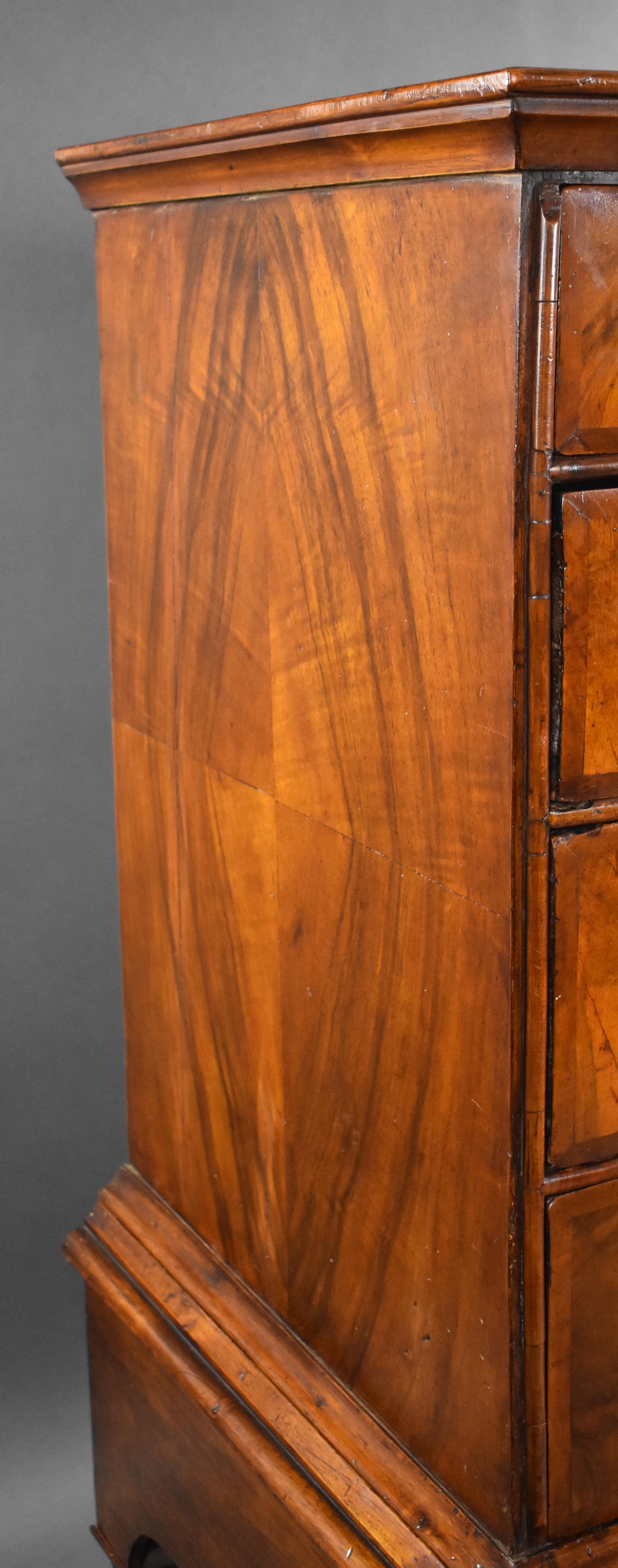 Early 18th Century English William & Mary Walnut Chest on Stand 6