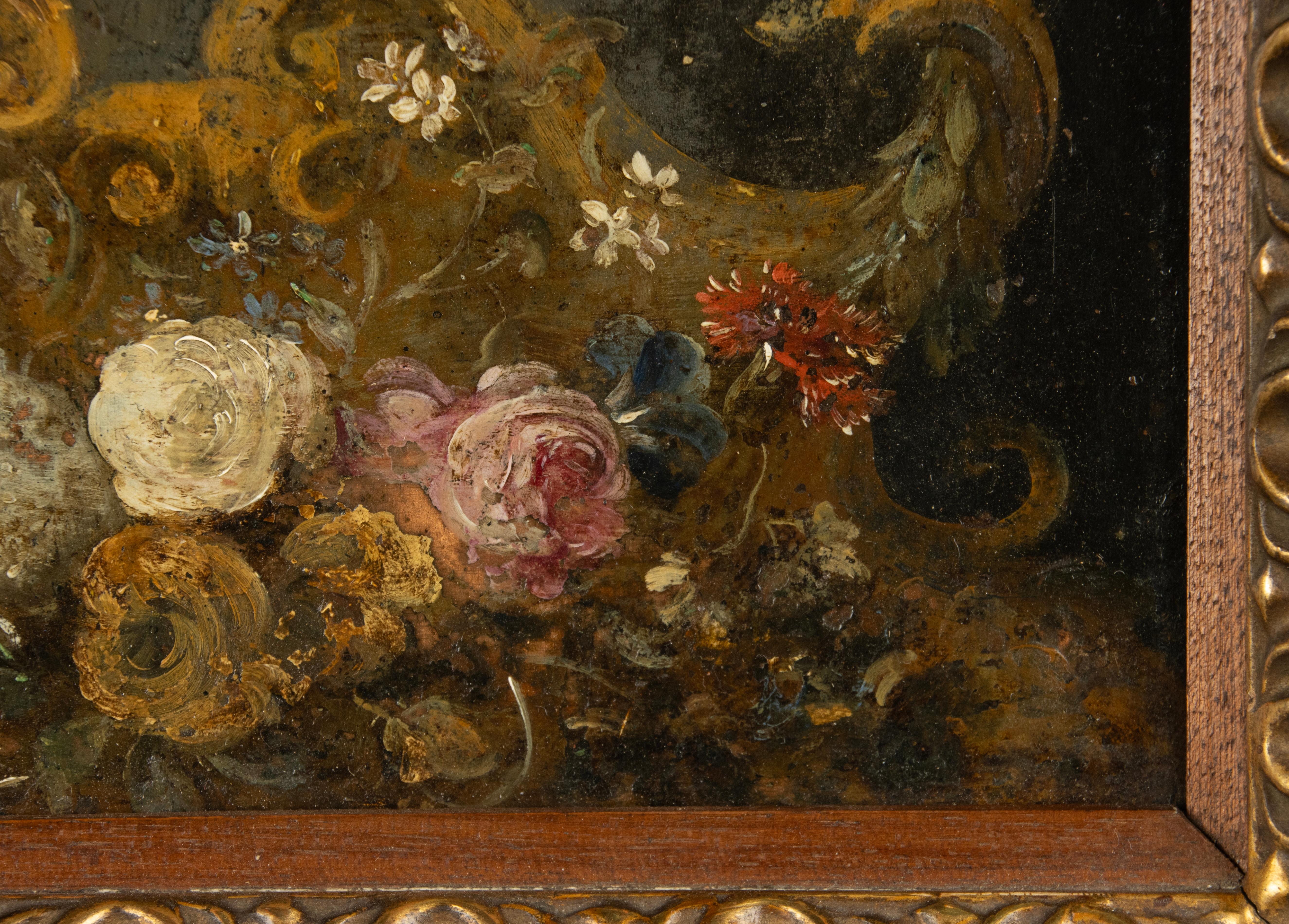 Flämisches Gemälde des frühen 18. Jahrhunderts - Öl auf Kupfer - Die Unbefleckte Empfängnis im Angebot 4