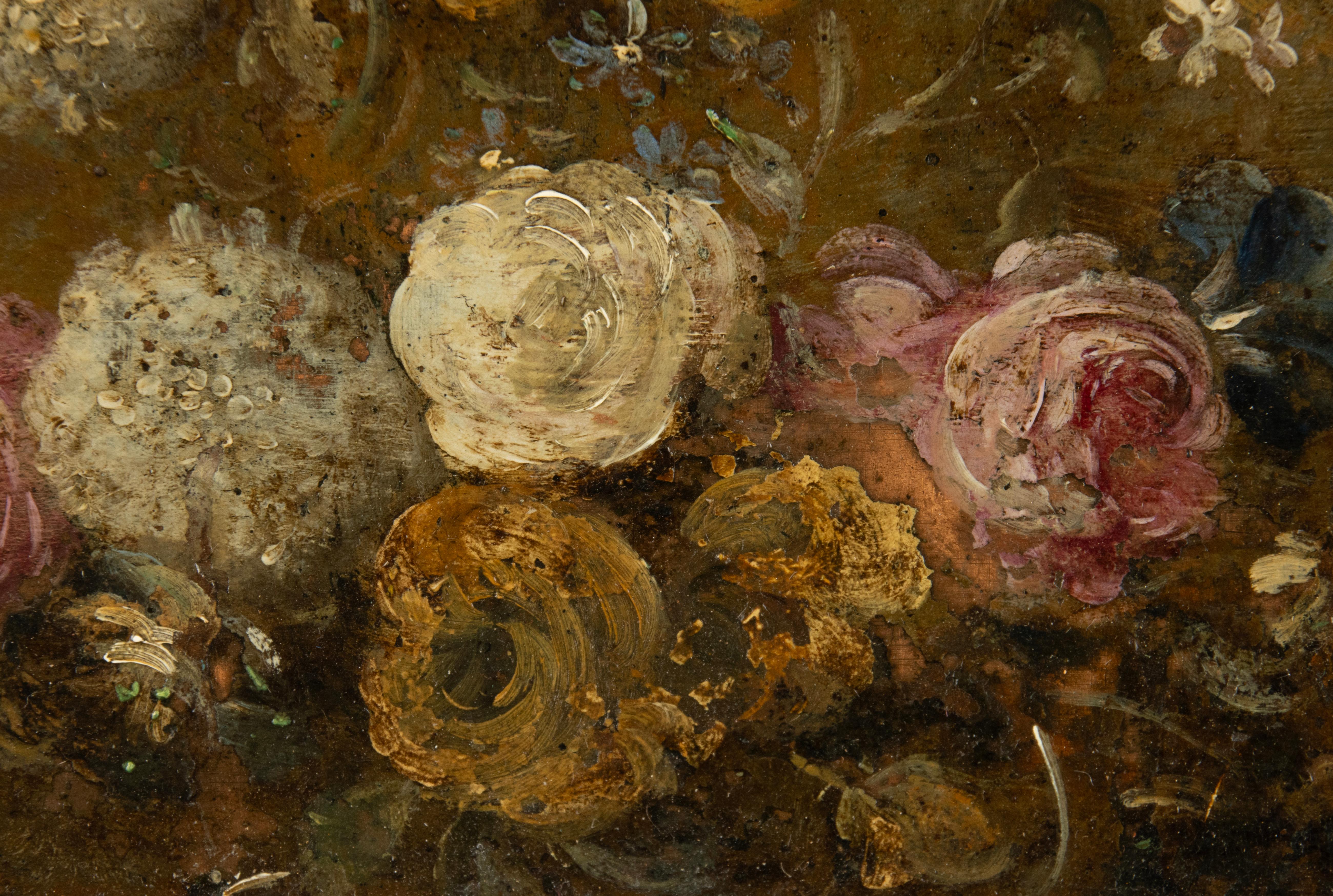 Flämisches Gemälde des frühen 18. Jahrhunderts - Öl auf Kupfer - Die Unbefleckte Empfängnis im Angebot 9