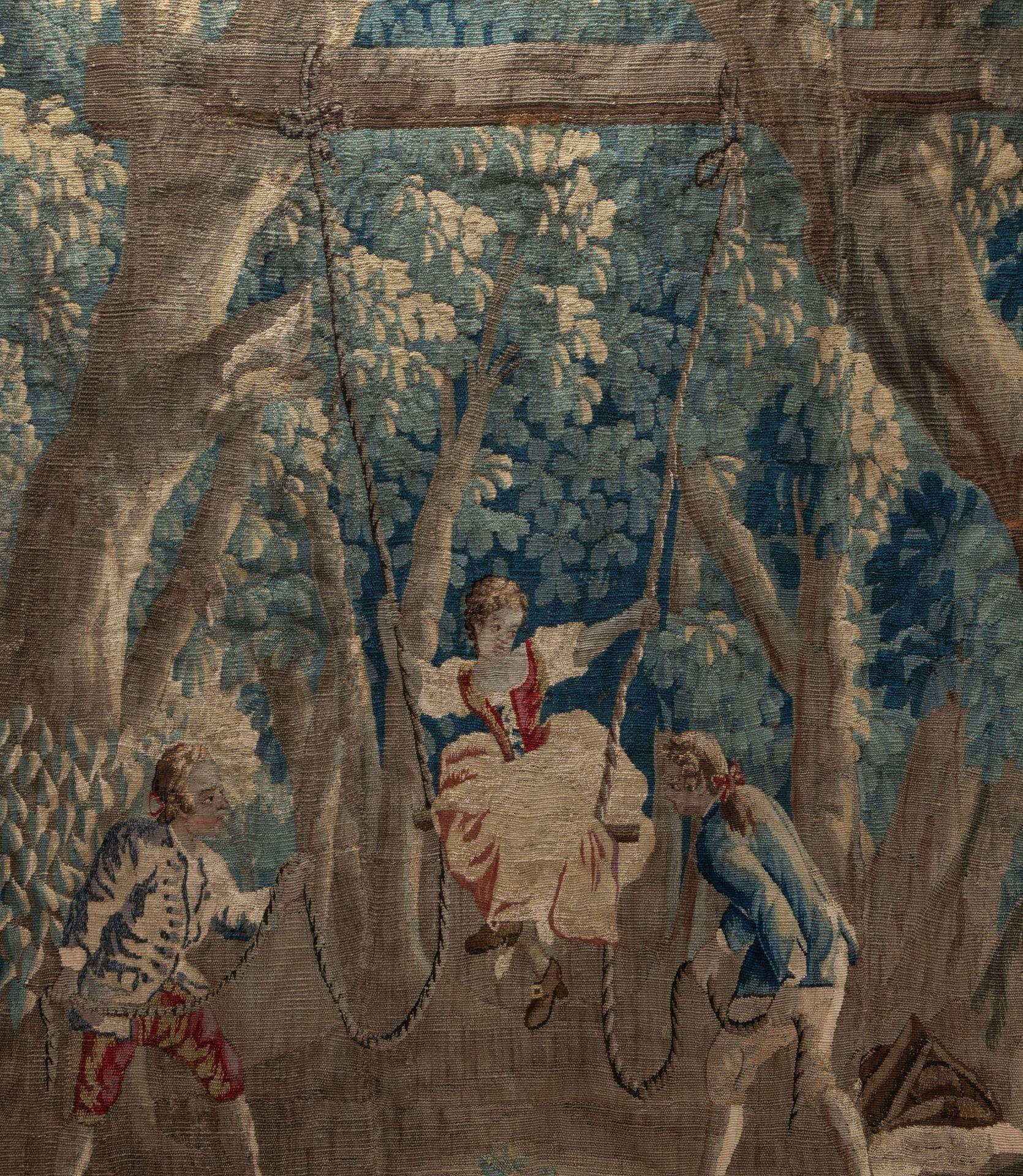 Frühes 18. Jahrhundert Flemish Tapestry Wandbehang (Land) im Angebot