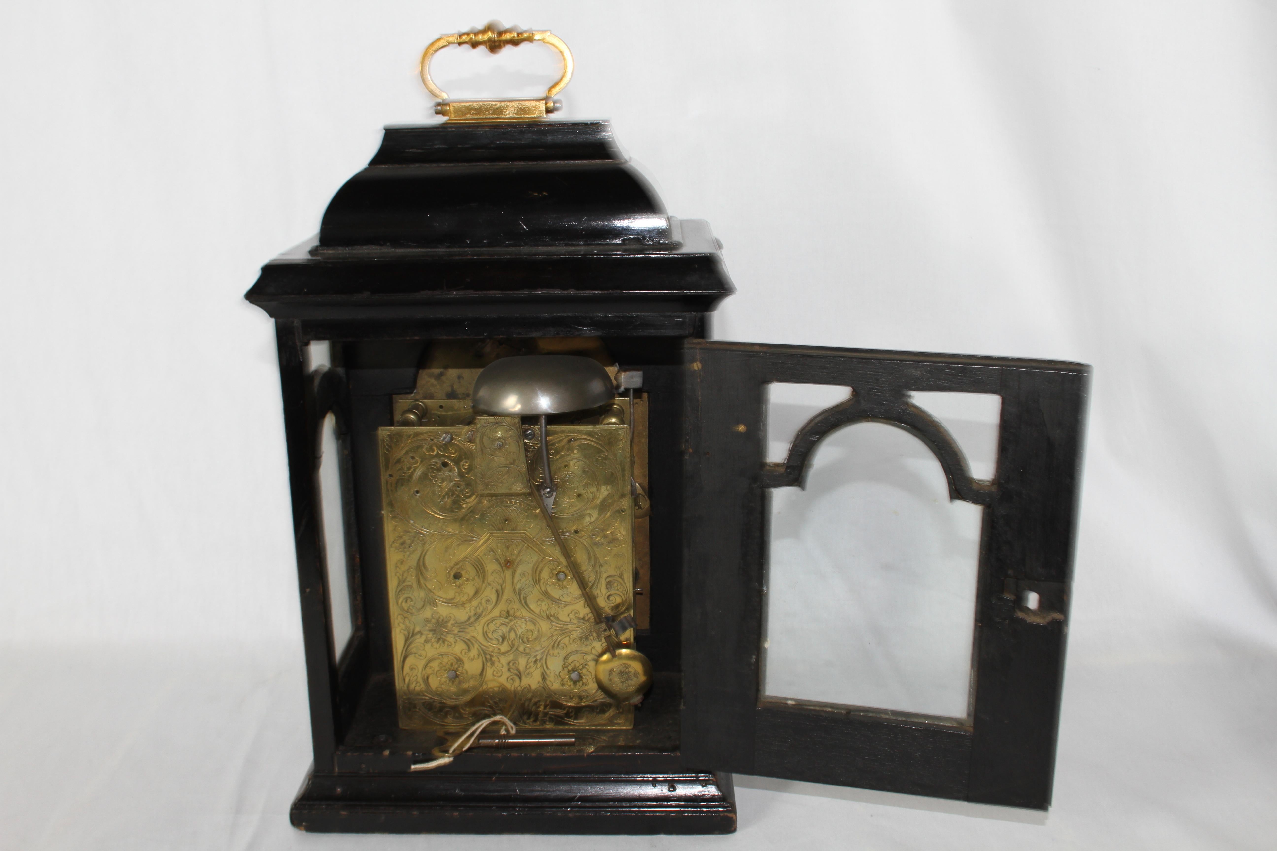 Wood Early 18th Century Francis Gregg English Bracket Clock For Sale