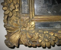 Early 18th Century French Baroque Gilt Mirror