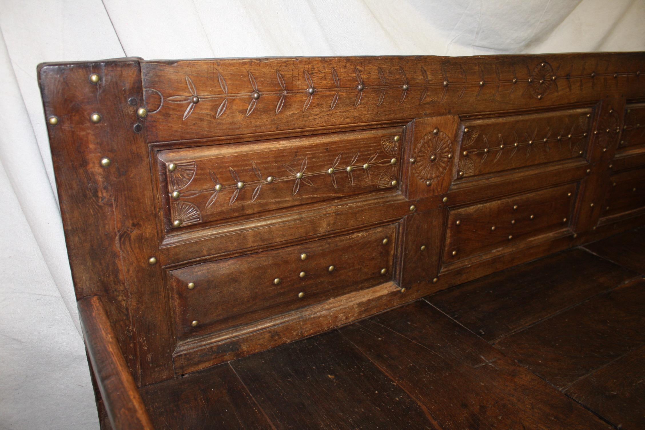 Oak Early 18th Century French Bench
