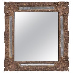 Early 18th Century French Giltwood Mirror
