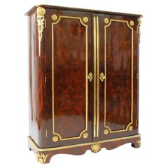 Early 18th Century French Louis XIV Régence Trellis Marquetry Armoire Wardrobe