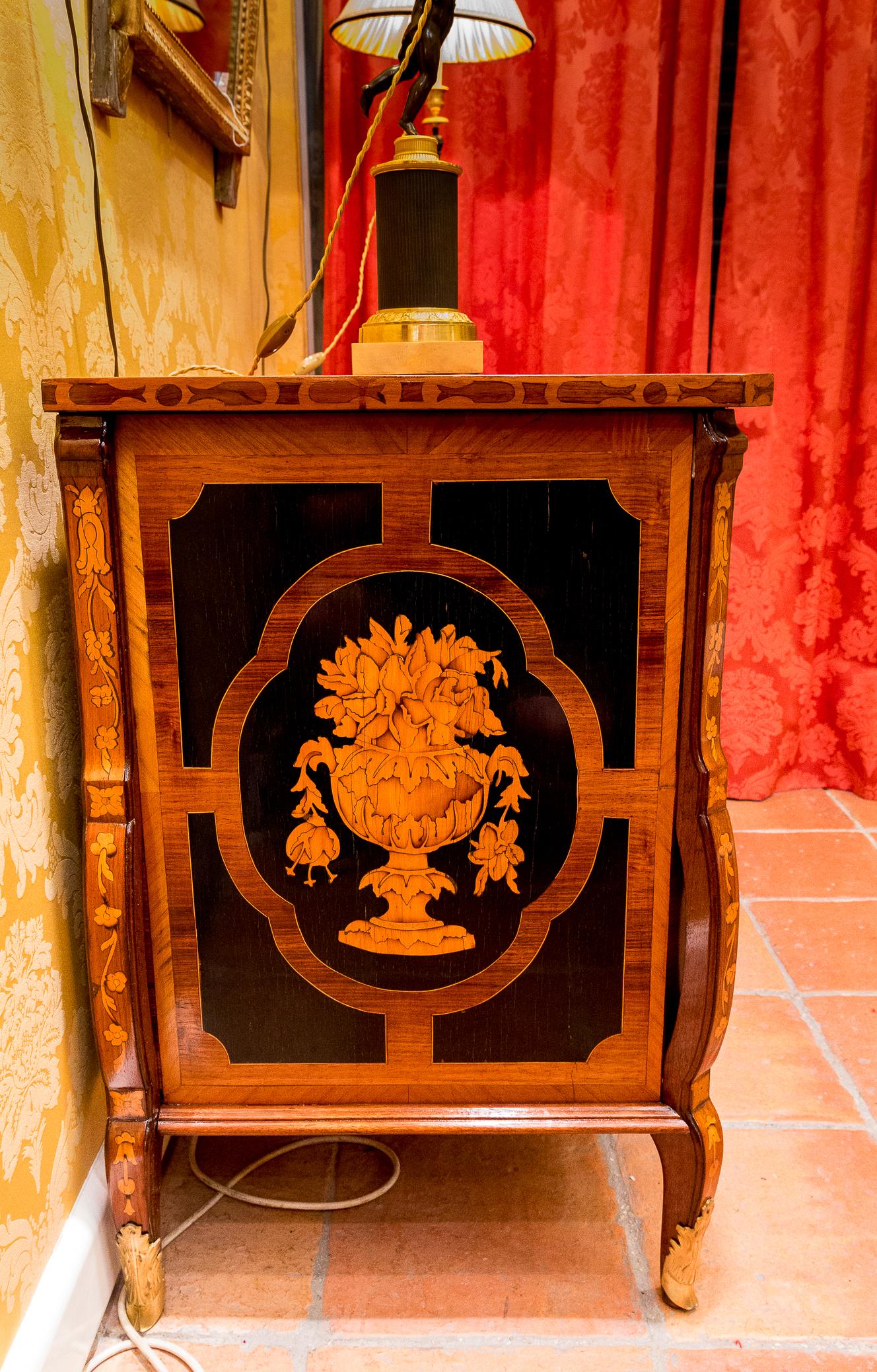 Early 18th Century French Marquetry Mazarine Commode (Louis XIV.)