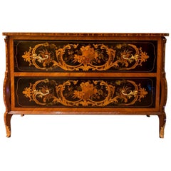 Early 18th Century French Marquetry Mazarine Commode