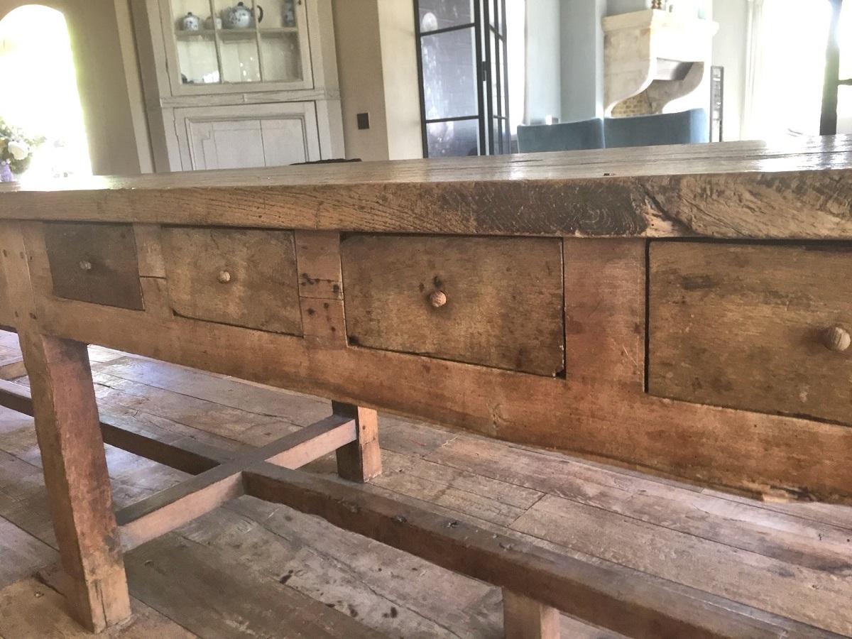 Early 18th century French Refectory Table 1