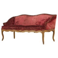 Antique Early 18th Century French Régence Oak Sofa
