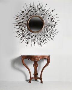 Early 18th Century French Regence Walnut Marble Console Table