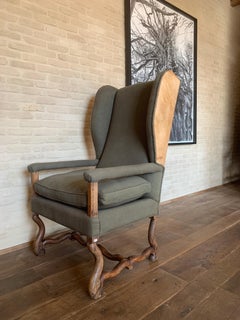 Early 18th Century French Wingchair