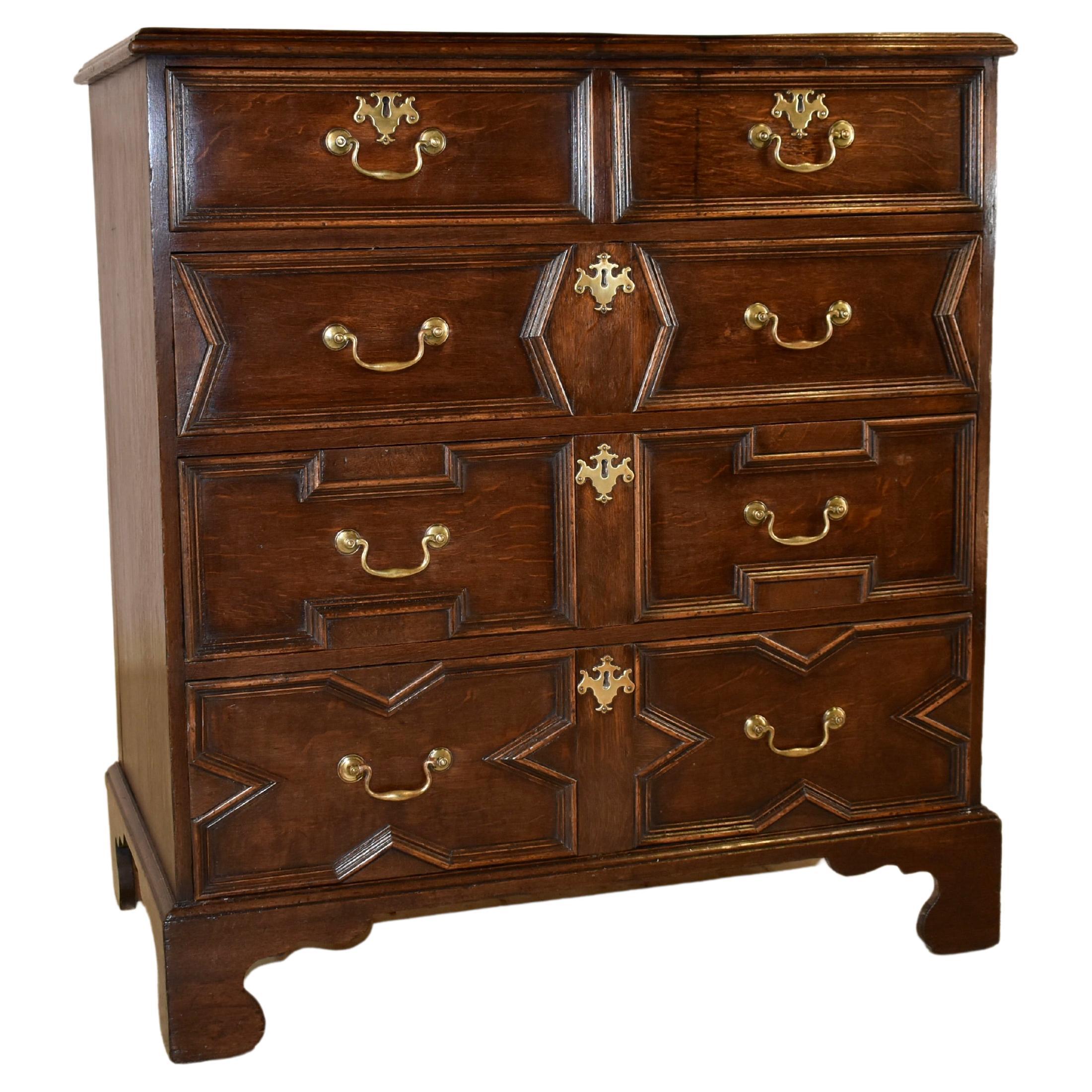 Early 18th Century Geometric Chest of Drawers For Sale