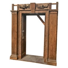 Early 18th Century Georgian Pine Architectural Doorway