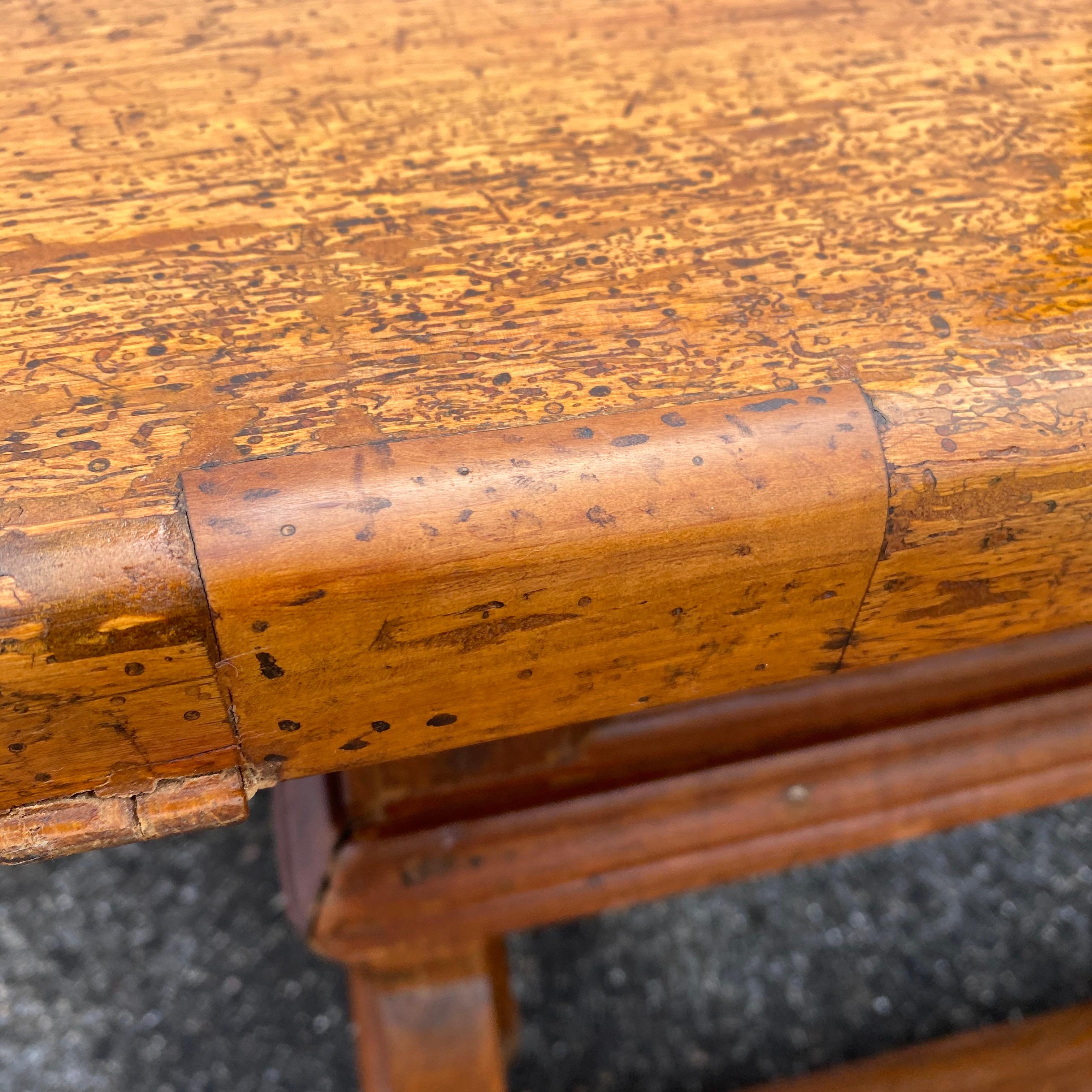 Early German 18th Century Refectory Table With Sliding Table-top  3